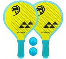 Beach tennis set WAIMEA  63BE Yellow/Light blue