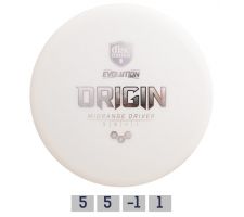 Discgolf DISCMANIA Midrange Driver NEO ORIGIN Evolution White 5/5/-1/1