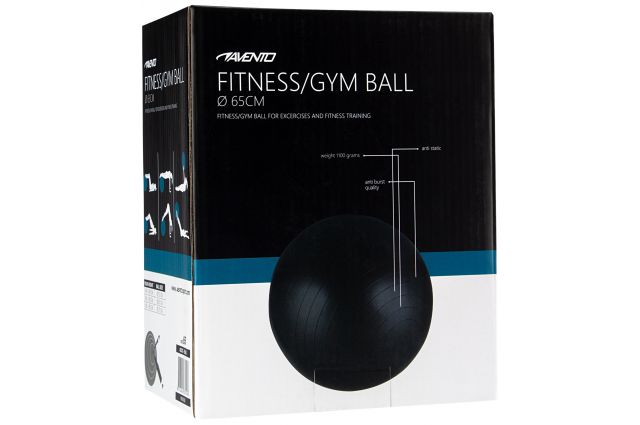 Gym Ball AVENTO 42OB 65cm Black Gym Ball AVENTO 42OB 65cm Black