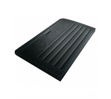 Foldable foam mat black 190x90 cm