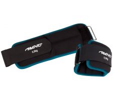 Wrist/ankle weight neopreen AVENTO 41AD 2X0,5kg Black/Blue