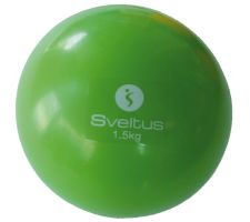 Ball SVELTUS Weighted Ball 1,5kg D12,5cm Green