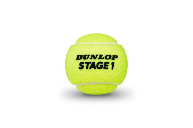 Tennis balls Dunlop STAGE 1 GREEN 3-tube ITF Tennis balls Dunlop STAGE 1 GREEN 3-tube ITF