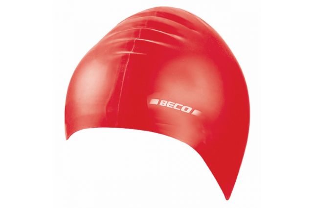 BECO Silicone swimming cap 7390 5 red Raudona BECO Silicone swimming cap 7390 5 red