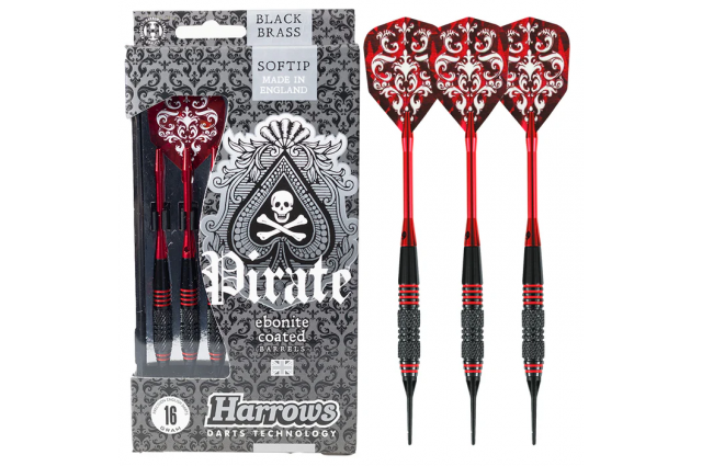 Softip darts HARROWS PIRATE 3x16gK Softip darts HARROWS PIRATE 3x16gK