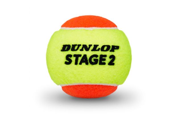 Tennis balls Dunlop STAGE 2 ORANGE 3-tube ITF Tennis balls Dunlop STAGE 2 ORANGE 3-tube ITF