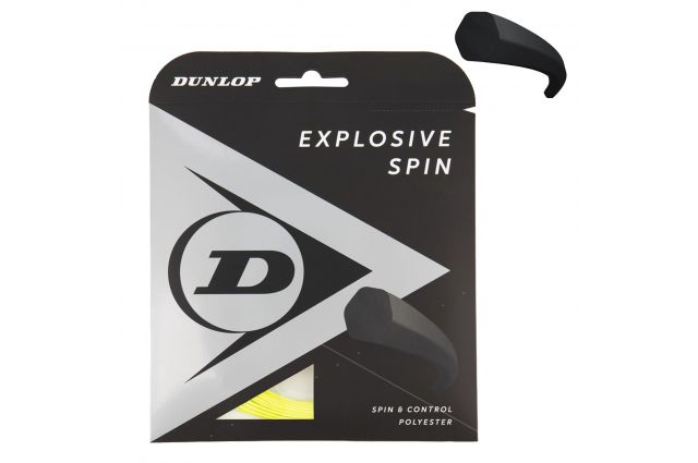Tennis string DUNLOP Explosive Spin 1.25mm 17g 12m Monofilament Hexagonal Yellow Tennis string DUNLOP Explosive Spin 1.25mm 17g 12m Monofilament Hexagonal Yellow