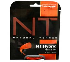 Tennis string Dunlop NT HYBRID ORANGE+ set 1.39/1.27mm, set, 12m