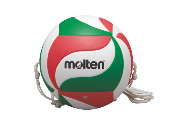 Tinklinio kamuolys MOLTEN V5M9000-T Balta/raudona/žalia Tinklinio kamuolys MOLTEN V5M9000-T