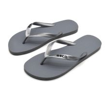 Slippers for men V-strap BECO 90203 11 size 46/47 silver/grey