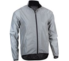 Jogging jacket for men AVENTO Reflective 74RC ZIL