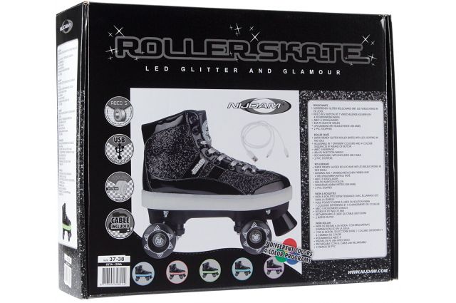 Skates NIJDAM 52TA 35/36 Black Skates NIJDAM 52TA 35/36 Black