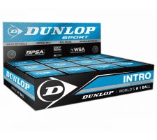 Squash ball Dunlop INTRO blue-beginners +12% +40% Official ball of PSA World Tour 12-box