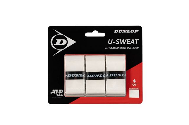 Teniso raketės virš. apvija DUNLOP Balta VIPERDRY ATP overgrip, white