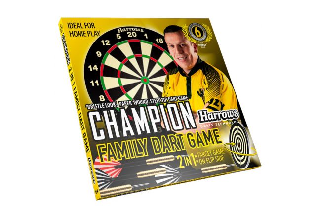 Dartboard HARROWS BRISTOW'S FAMILY DART GAME BOARD Dartboard HARROWS BRISTOW'S FAMILY DART GAME BOARD