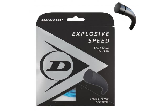 Stygos teniso raketei DUNLOP EXPLOSIVE SPEED 17g/1,25mm 12m Stygos teniso raketei DUNLOP EXPLOSIVE SPEED 17g/1,25mm 12m