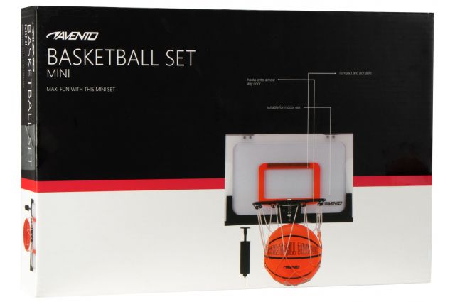 Basketball set mini AVENTO 47BM with grid + ball + pump Basketball set mini AVENTO 47BM with grid + ball + pump