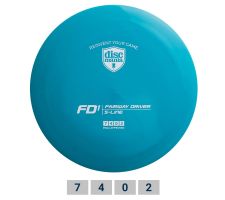 Discgolf DISCMANIA Fairway Driver S-LINE FD1 Turquoise 7/4/0/2