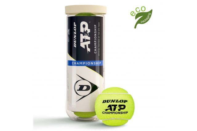 Tennis balls DUNLOP ATP CHAMPIONSHIP Entry 3-tube ITF Tennis balls DUNLOP ATP CHAMPIONSHIP Entry 3-tube ITF