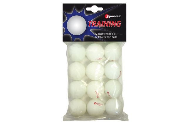 Table tennis balls SPONETA PRACTICE 12 pcs Table tennis balls SPONETA PRACTICE 12 pcs