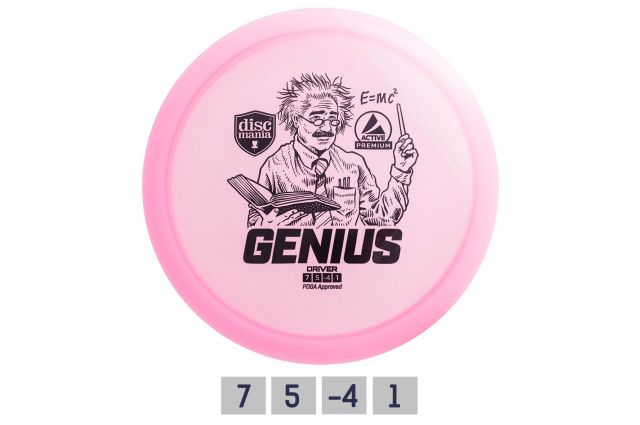 Discgolf DISCMANIA Fairway Driver GENIUS Active Premium Pink 7/5/-4/1 Discgolf DISCMANIA Fairway Driver GENIUS Active Premium Pink 7/5/-4/1