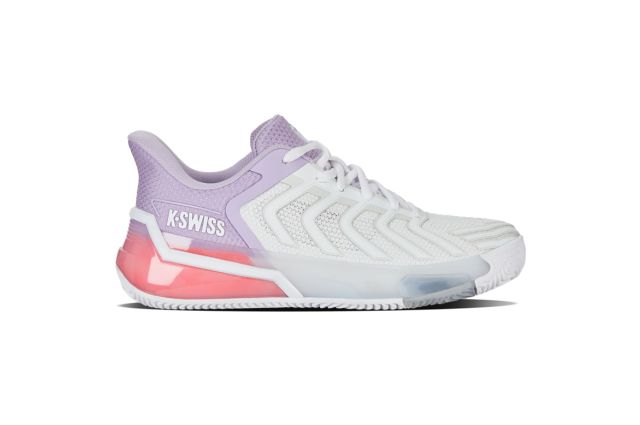 Teniso batai mot. K-SWISS ULTRASHOT 4 CLAY white/orchid petal EU39 Teniso batai mot. K-SWISS ULTRASHOT 4 CLAY white/orchid petal EU39