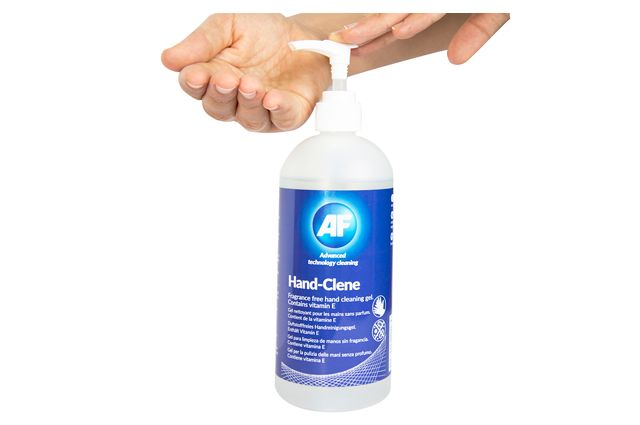 Anti bacterial sanitizing hand rub with vitamin E and pump 500ml AF Anti bacterial sanitizing hand rub with vitamin E and pump 500ml AF
