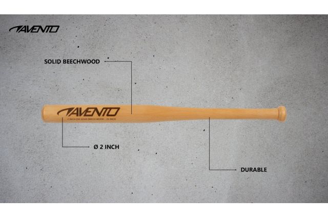 Beisbolo lazda mediinė AVENTO 63 cm Beisbolo lazda mediinė AVENTO 63 cm