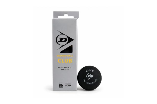Skvošo kamuoliukai DUNLOP Club 4x3