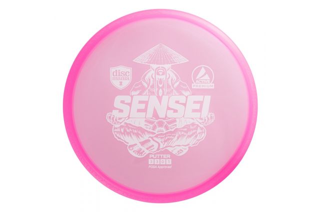 Discgolf DISCMANIA Putter SENSEI Active Premium Pink 3/3/0/1, Discgolf DISCMANIA Putter SENSEI Active Premium Pink 3/3/0/1