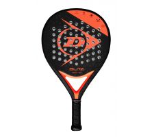 Padel tennis racket Dunlop BLITZ ATTACK, 2.0 365g Hybrid PRO-EVA professional black/orange