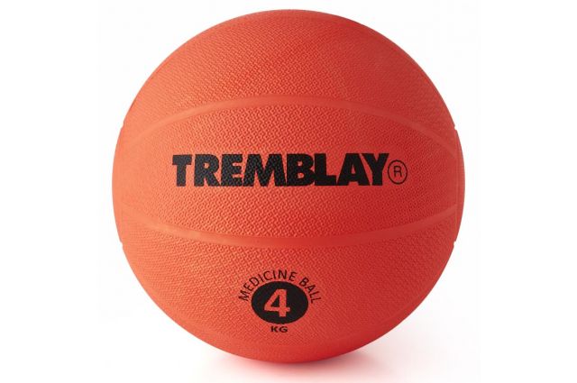 Weight ball TREMBLAY Medicine Ball 4kg D23cm Red for throwing Weight ball TREMBLAY Medicine Ball 4kg D23cm Red for throwing