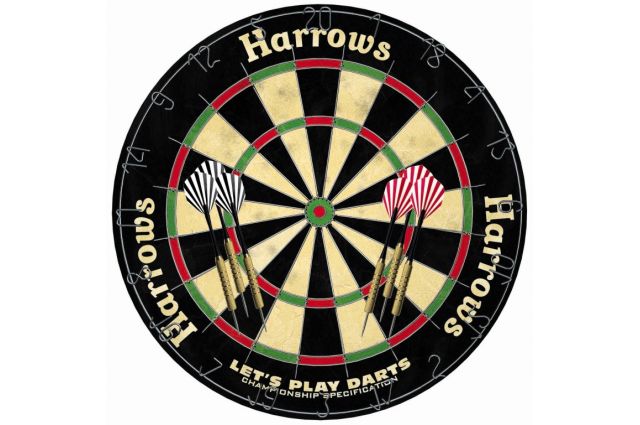 Taikinys HARROWS LET'S PLAY DARTS GAME SET Taikinys HARROWS LET'S PLAY DARTS GAME SET