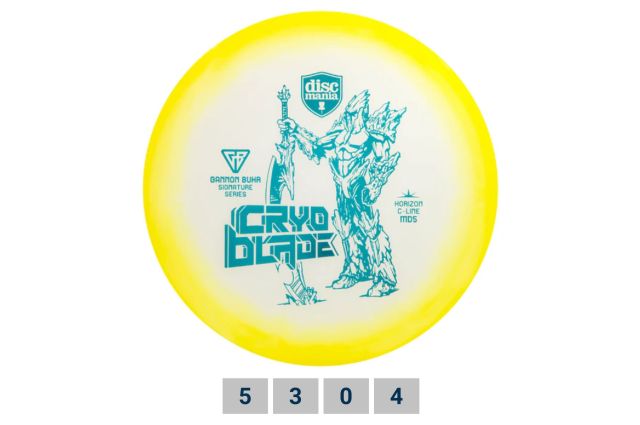 Discgolf DISCMANIA Midrange Driver C-LINE HORIZON MD5 Cryo Blade Gannon Buhr Yellow 5/3/0/4 Discgolf DISCMANIA Midrange Driver C-LINE HORIZON MD5 Cryo Blade Gannon Buhr Yellow 5/3/0/4