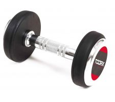 Professional rubber dumbbell TOORX 10kg