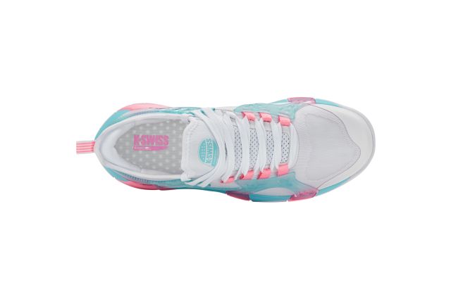 Padelio batai mot. K-FRAME PADEL light blue/pink