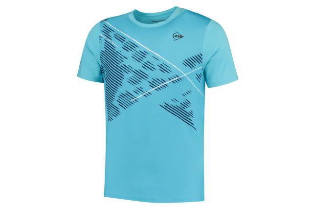 T-shirt for men DUNLOP PERFORMANCE Game Tee 1 S blue
