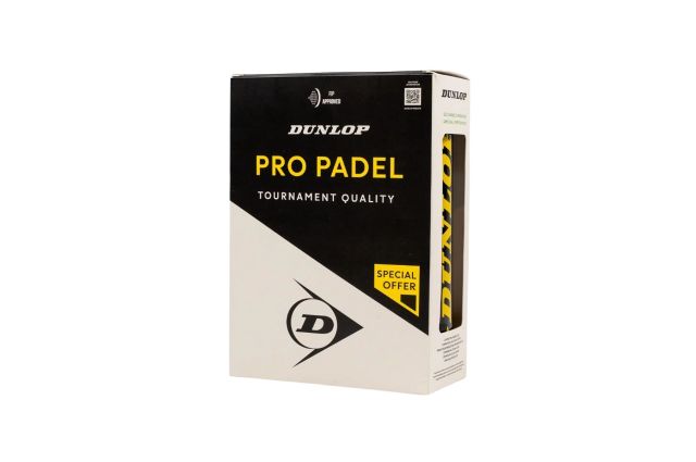 Padel teniso kamuoliukai DUNLOP PRO Padel Padel teniso kamuoliukai DUNLOP PRO Padel