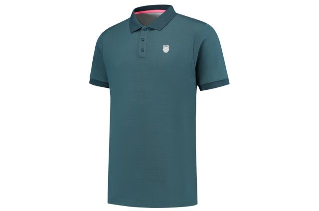 T-shirt for men K-SWISS HYPERCOURT Žalia BASIC POLO 2 L stargazer