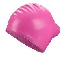Swimming cap silicone BECO 7530 4 pink long hair