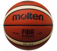 Basketball ball for competition MOLTEN BGL6X FIBA premium leather size 6