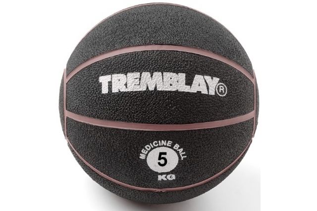 Weight ball TREMBLAY MedicineBall 5kg D27.5 cm Black for throwing Weight ball TREMBLAY MedicineBall 5kg D27.5 cm Black for throwing
