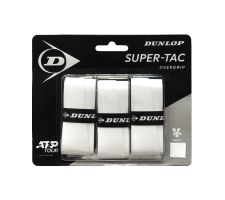 Teniso raketės virš. apvija DUNLOP, SUPER TAC overgrip, white