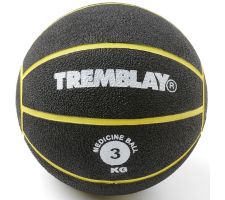 Weight ball TREMBLAY Medicine Ball 3kg D23cm Yellow for throwing
