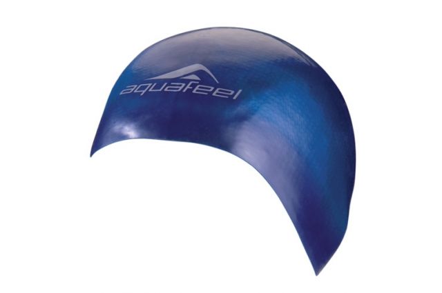 Swimming cap silicone AQUAFEEL BULLITT 3046 navy for adult Mėlyna Swimming cap silicone AQUAFEEL BULLITT 3046 navy for adult