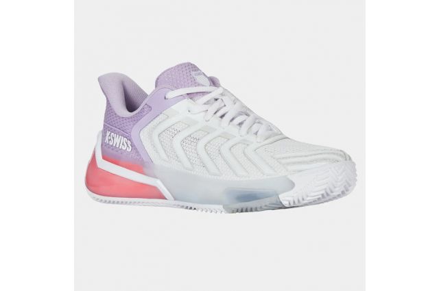 Teniso batai mot. K-SWISS ULTRASHOT 4 CLAY white/orchid petal