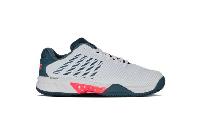 Tennis shoes for men K-SWISS HYPERCOURT EXPRESS 2 CLAY white/stargazer Balta/tamsiai mėlyna