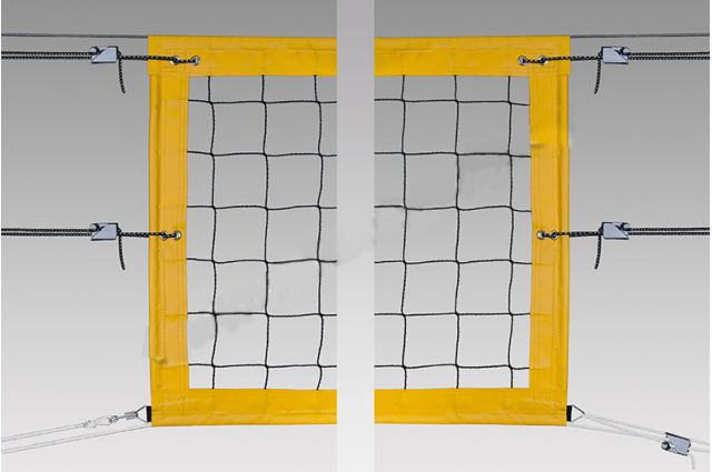 Beach volleyball net POKORNY Sport 8,5x1m, 3mm, with steel wire Beach volleyball net POKORNY Sport 8,5x1m, 3mm, with steel wire
