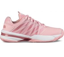 Tennis shoes K-SWISS ULTRASHOT 2 HB pink/white size 653 UK5 /EU 38 all court