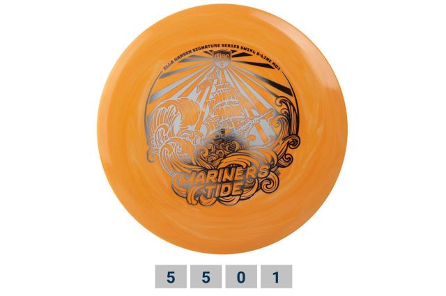 Discgolf DISCMANIA Midrange Driver S-LINE SWIRL MD3 Mariners Tide Orange/White 5/5/0/1 Discgolf DISCMANIA Midrange Driver S-LINE SWIRL MD3 Mariners Tide Orange/White 5/5/0/1